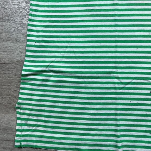 Polo Ralph Lauren Shirt Mens Extra Large Green Yachting Club Striped Pocket - Picture 4 of 14